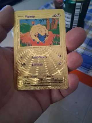 Carta Pokémon Mareep Dorada
