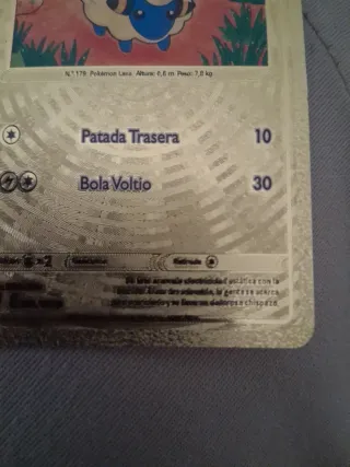 Carta Pokémon Mareep Dorada