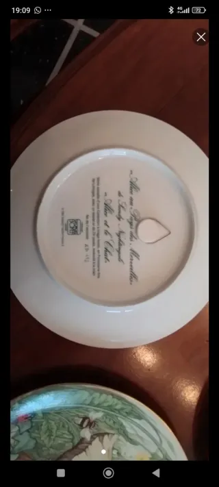 Set 8 Piatti Decorati Alice Paese Meraviglie