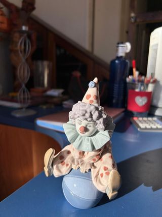 Figura Lladró Payaso sentado