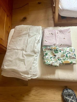 Colchón Cuna Látex 120x60 + Edredón y Fundas