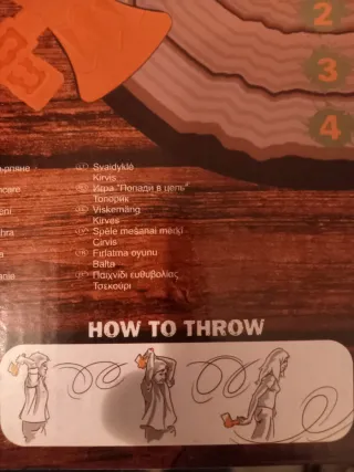 Juego de lanzar hachas