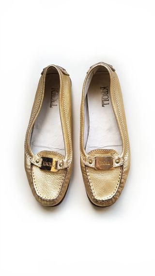 Mocassini Kroll oro Tg 36