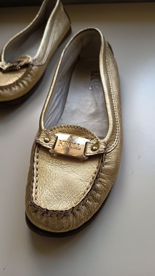 Mocassini Kroll oro Tg 36