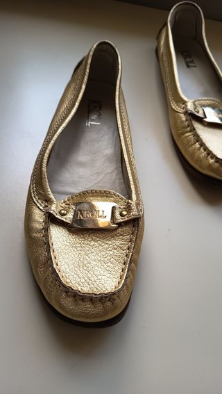 Mocassini Kroll oro Tg 36