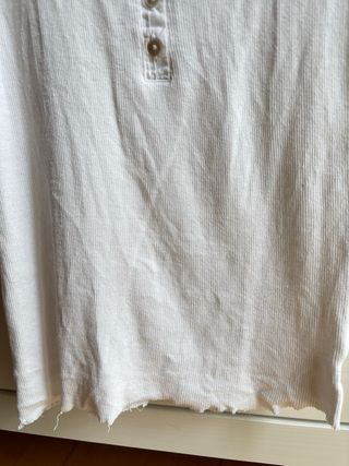 Camiseta T.M blanca tirantes de Oysho