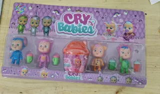 REGALO set muñecos Cry Babies