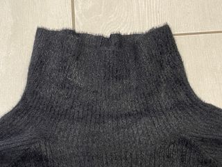 Page One Pullover Corto Collo Alto Nero