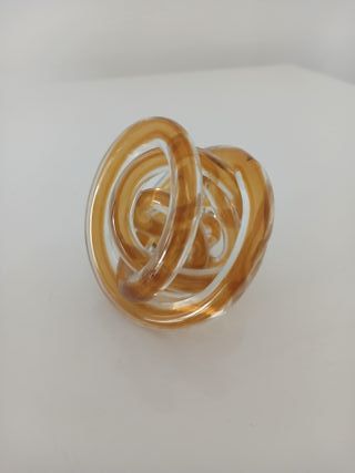 Scultura in vetro Il Nodino dell'Amore
