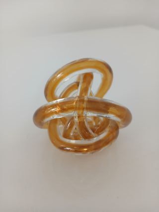 Scultura in vetro Il Nodino dell'Amore