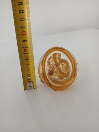 Scultura in vetro Il Nodino dell'Amore