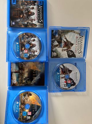 Pack 3X Assassin's Creed PS4