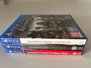 Pack 3X Assassin's Creed PS4