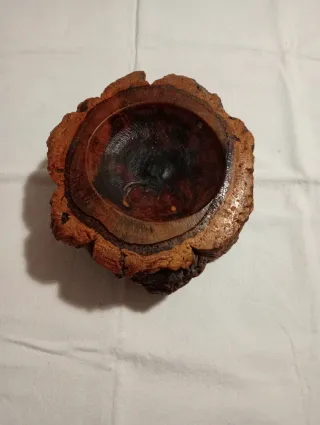 Posacenere in Legno Grezzo Artigianale