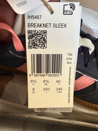 Zapatillas Adidas Azul y Rosa