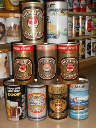 Lattine Birra Dreher Forte Ciclisti Rare