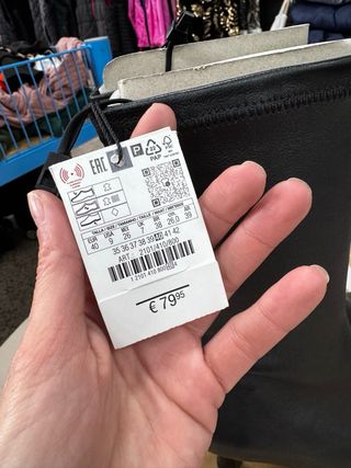 Botines negros Zara NUEVOS 40