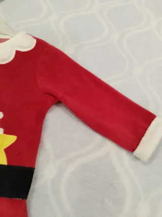 Traje Papá Noel Bebé Talla 18 Meses.