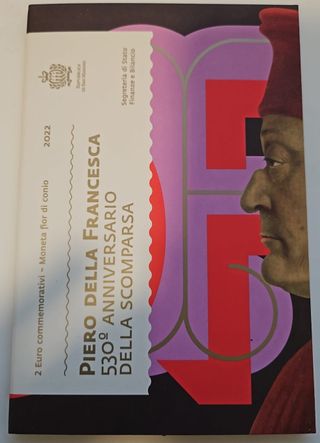 Moneta 2€ commemorativa Piero della Francesca