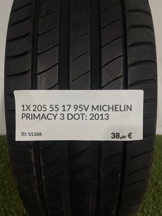 205 55 17 95V MICHELIN PRIMACY 3