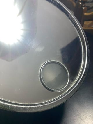 Specchio vintage rotondo con luce