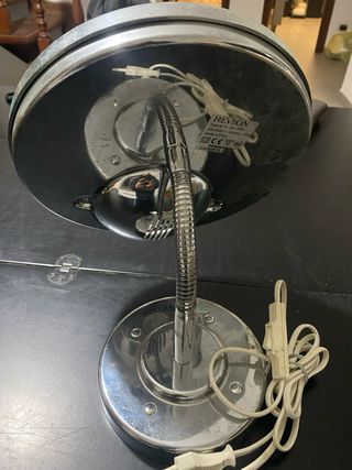 Specchio vintage rotondo con luce