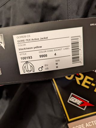 NUEVA Chaqueta GORE C5 GORE-TEX Active talla M