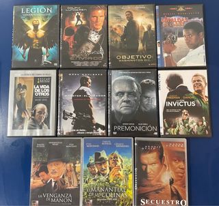 Lote 11 Películas DVD Acción y Suspense