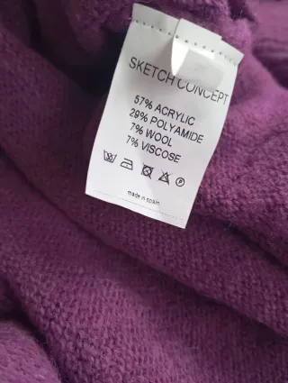 Jersey de Invierno morado Sketch Concept