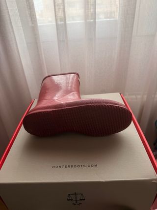 Botas de agua Hunter niña rojas talla 34