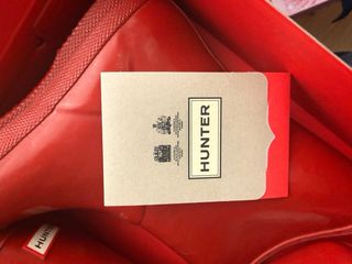 Botas de agua Hunter niña rojas talla 34
