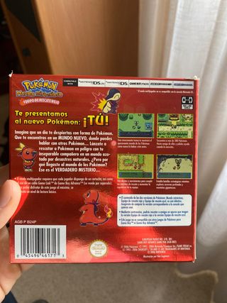 Pokemon Mundo Misterioso Equipo Rescate Rojo GBA
