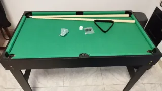 Mesa Multijuegos: Futbolín y Air Hockey ,billar