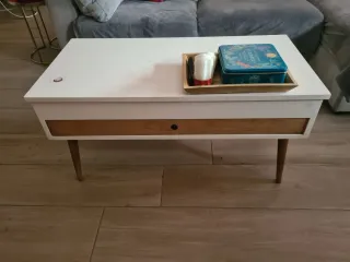 Mesa de centro elevable madera