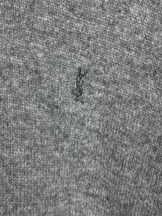 Jersey Yves Saint Laurent Lana Fino Clásico Gris