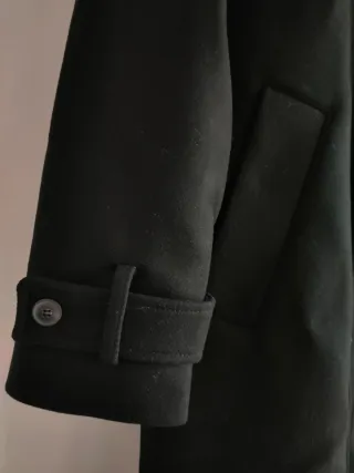 Abrigo muy largo lana oversize Zara