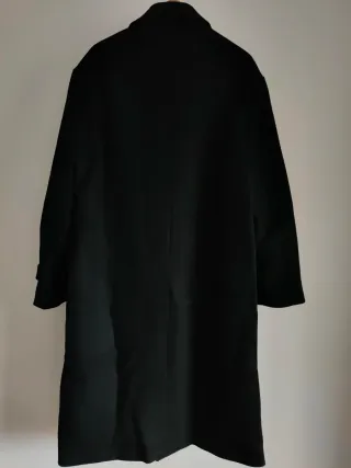 Abrigo muy largo lana oversize Zara