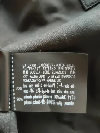 Abrigo muy largo lana oversize Zara