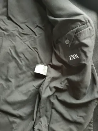 Abrigo muy largo lana oversize Zara