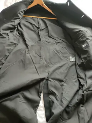 Abrigo muy largo lana oversize Zara