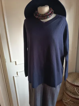Jersey COS Lana Azul/ marino Talla M