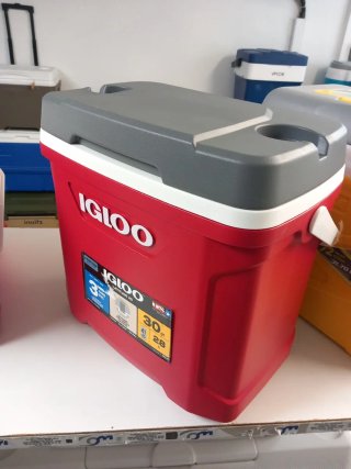 Nevera Igloo Roja 28L con Asa
