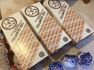 Cotone filato n.8 Cucirini Tre Stelle bianco