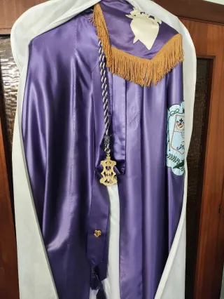 Traje Vesta Virgen d los Dolores capuchino Torrent