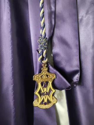 Traje Vesta Virgen d los Dolores capuchino Torrent