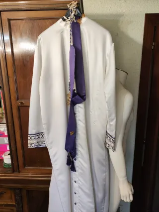 Traje Vesta Virgen d los Dolores capuchino Torrent