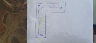 Sofá modular beige/gris de tela