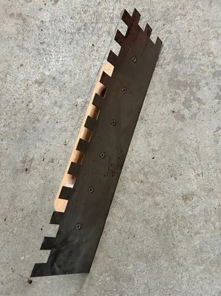 Peine dentado para alicatar 2cm