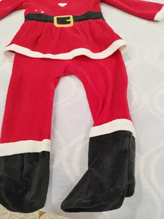 Traje Papá Noel niña 36 meses