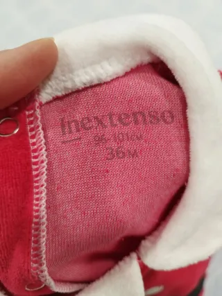 Traje Papá Noel niña 36 meses